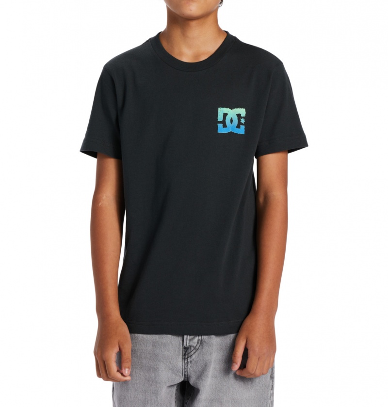 Black DC Shoes Playtime - T-Shirt 10-16 | GZE-859107