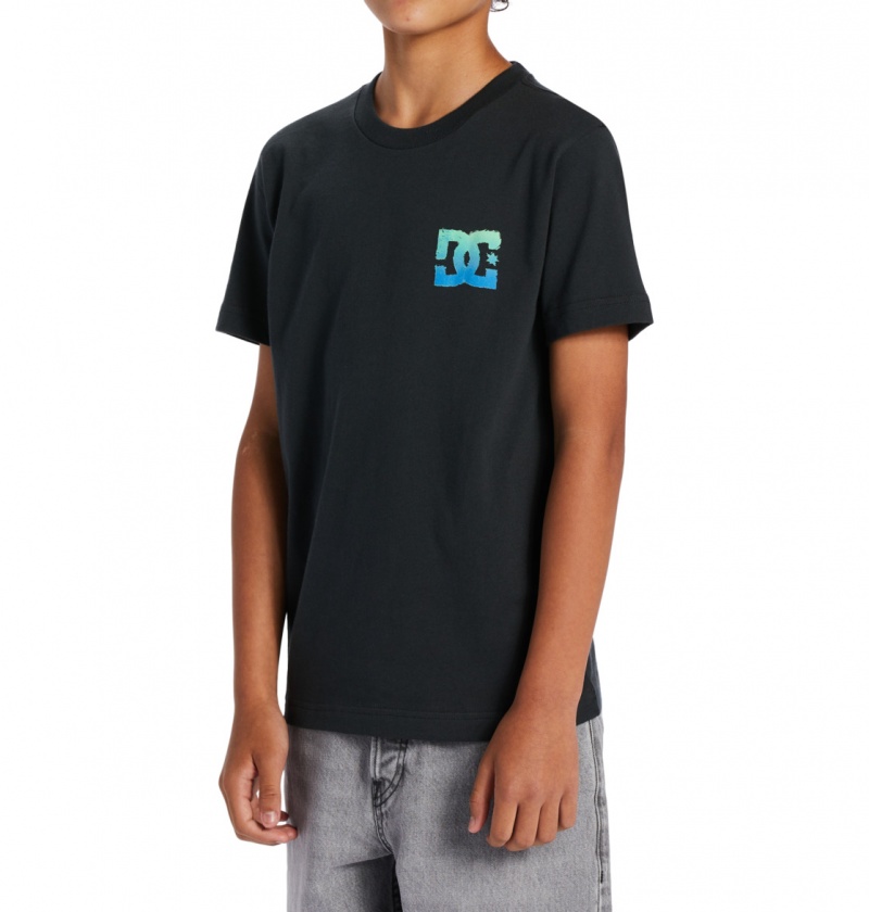 Black DC Shoes Playtime - T-Shirt 10-16 | GZE-859107