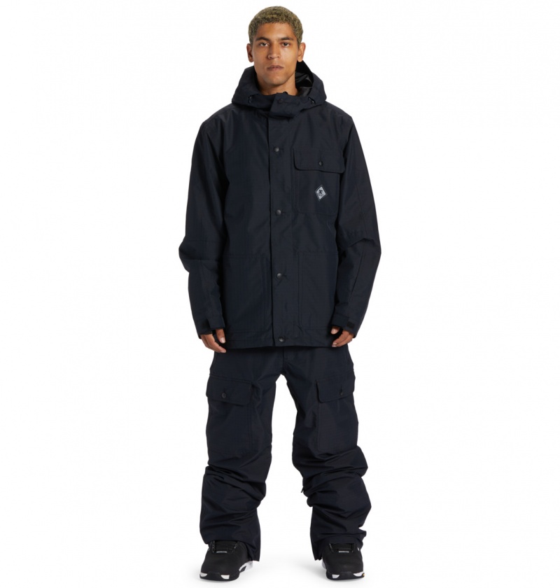 Black DC Shoes Servo - Technical Snow Jacket | YGF-082765