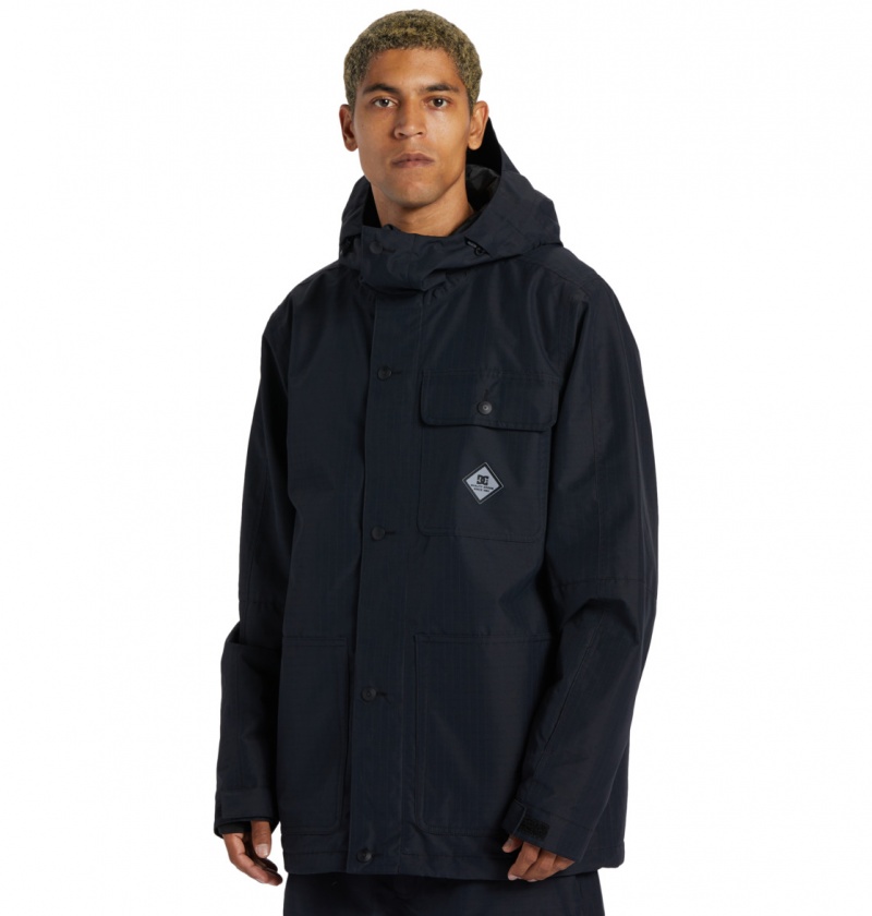 Black DC Shoes Servo - Technical Snow Jacket | YGF-082765