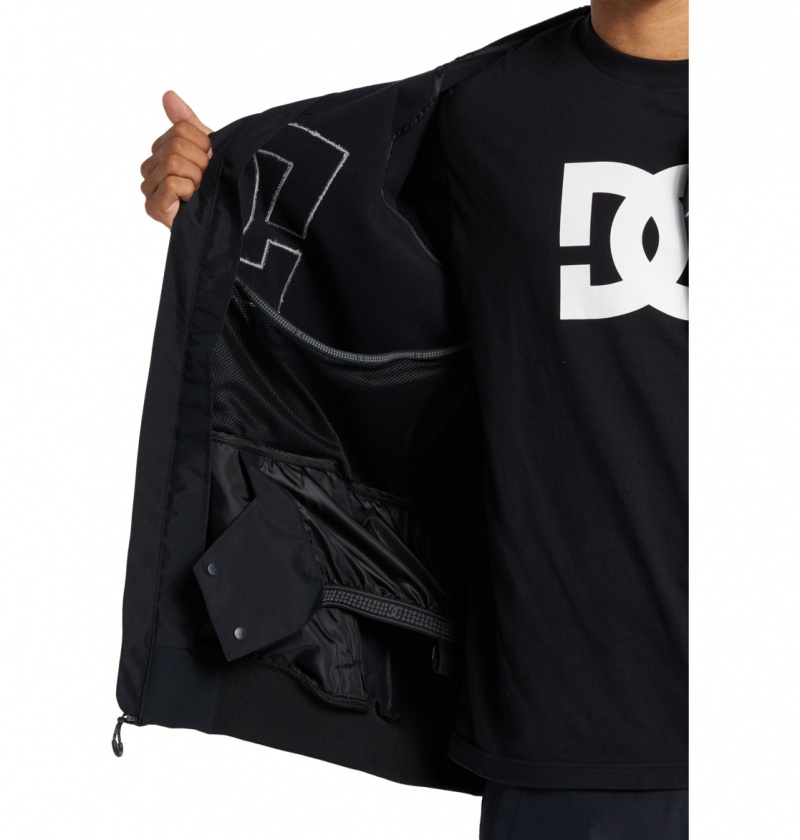 Black DC Shoes Spectrum - Technical Softshell Snow Jacket | KVU-187596