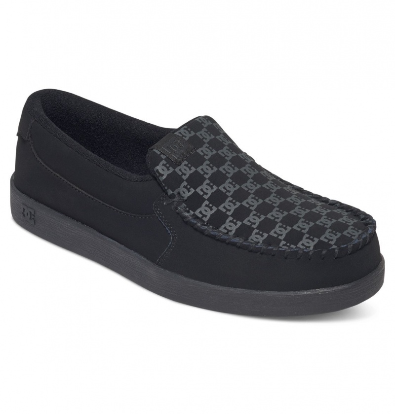 Black DC Shoes Villain 2 - Slip-On Shoes | OJA-579301