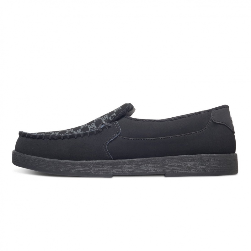 Black DC Shoes Villain 2 - Slip-On Shoes | OJA-579301