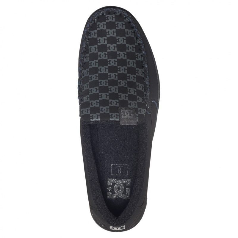 Black DC Shoes Villain 2 - Slip-On Shoes | OJA-579301