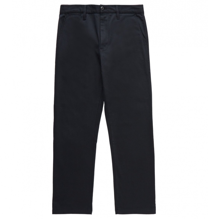 Black DC Shoes Worker Relaxed - Chinos | UVX-218504