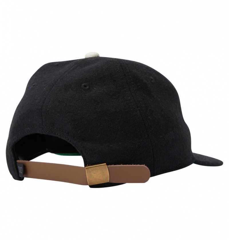 Black DC Shoes World Champ - Strapback Cap | OTF-574081