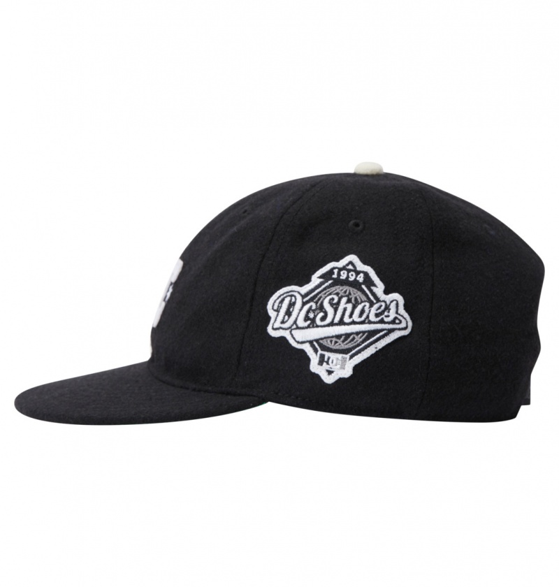 Black DC Shoes World Champ - Strapback Cap | OTF-574081