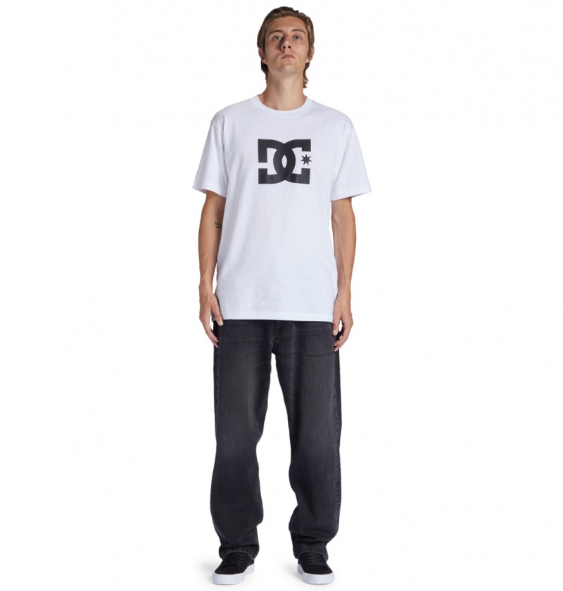 Black Denim DC Shoes Worker - Relaxed Fit Jeans | FQL-760258