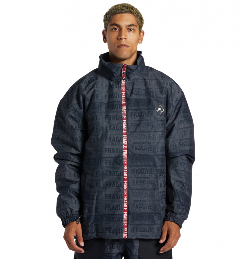 Black Fragile DC Shoes Andy Warhol Vista - Technical Snow Jacket | ZQO-764159