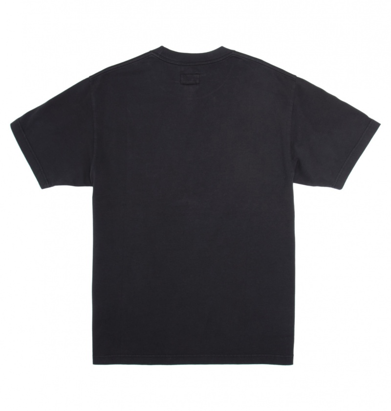 Black Garment Dye DC Shoes DC 1994 - Short Sleeve T-Shirt | DGV-130457