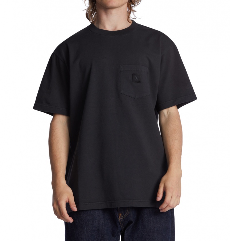 Black Garment Dye DC Shoes DC 1994 - Short Sleeve T-Shirt | DGV-130457