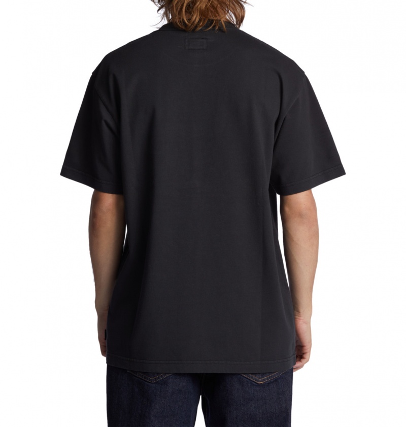 Black Garment Dye DC Shoes DC 1994 - Short Sleeve T-Shirt | DGV-130457