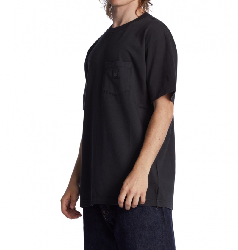 Black Garment Dye DC Shoes DC 1994 - Short Sleeve T-Shirt | DGV-130457