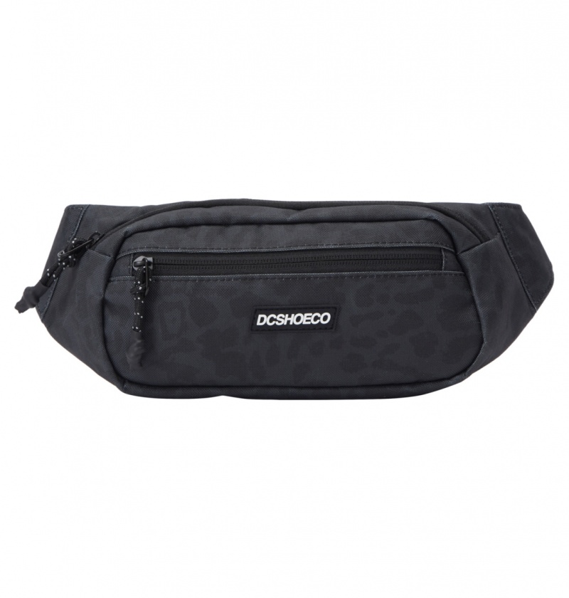 Black Leopard DC Shoes Tussler - Bum Bag | NRK-652901