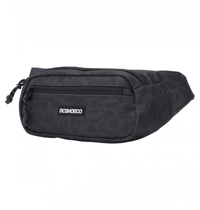 Black Leopard DC Shoes Tussler - Bum Bag | NRK-652901