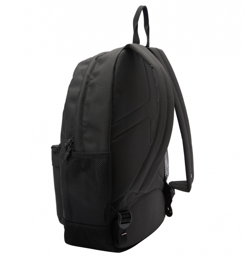 Black / Black DC Shoes Backsider Core 20L - Medium Backpack | OIC-980465