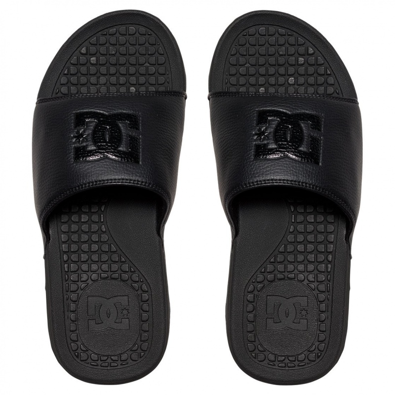 Black / Black / Black DC Shoes Bolsa - Sandals | OBG-197608