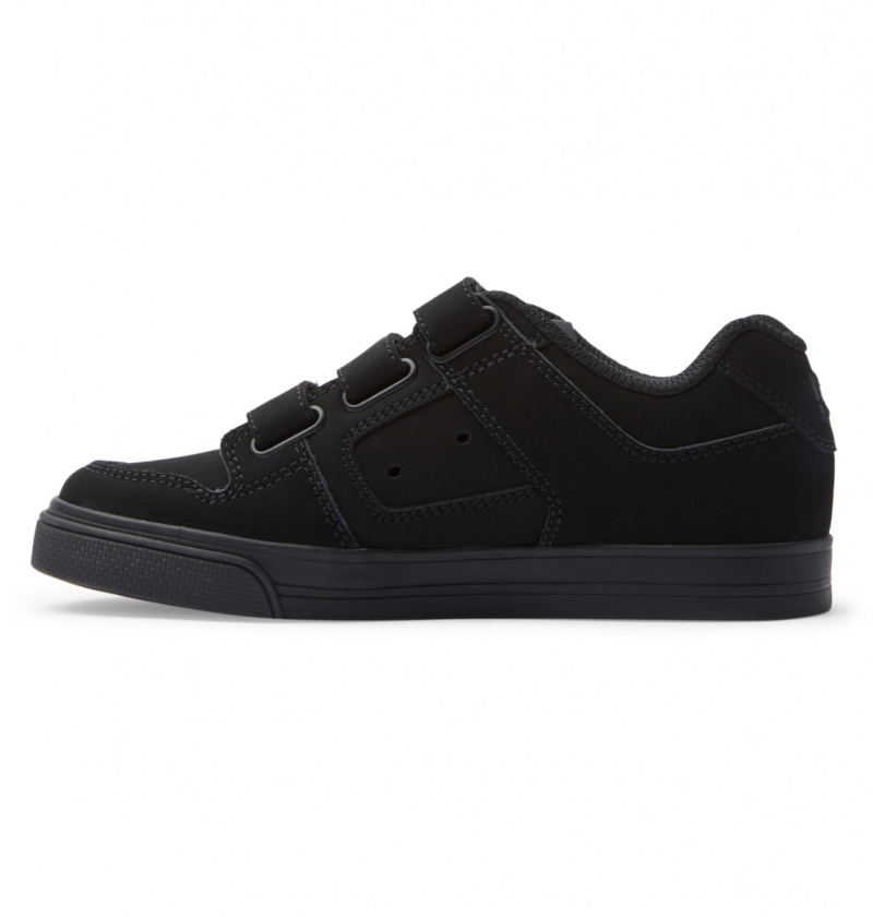 Black / Black / Black DC Shoes Pure V - Shoes | IVG-851769