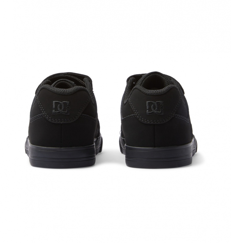 Black / Black / Black DC Shoes Pure V - Shoes | IVG-851769