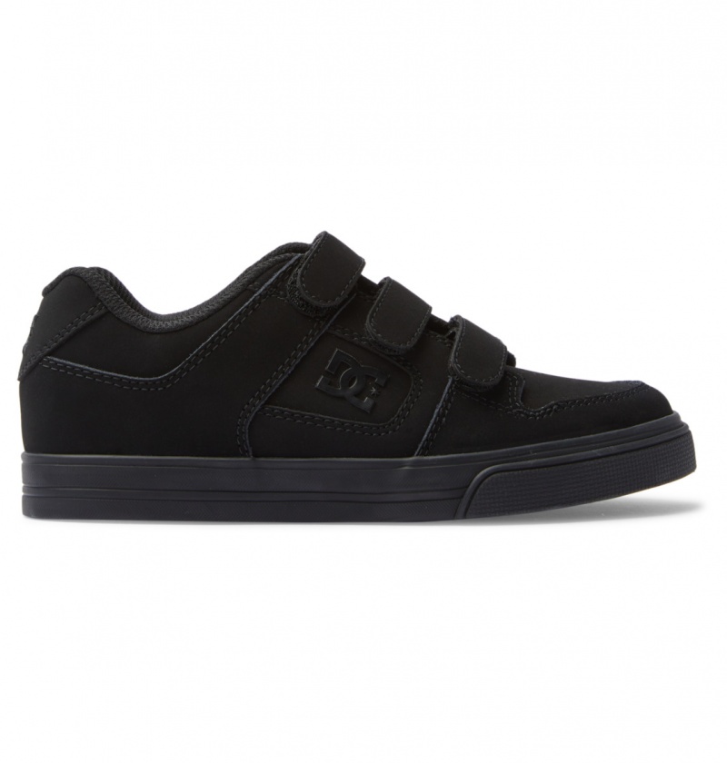 Black / Black / Black DC Shoes Pure V - Shoes | IVG-851769