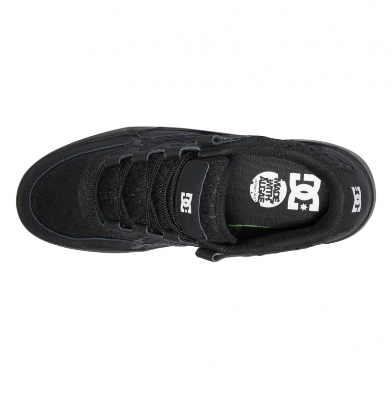 Black / Black / Gum DC Shoes DC Metric - Leather Shoes | NTI-794501