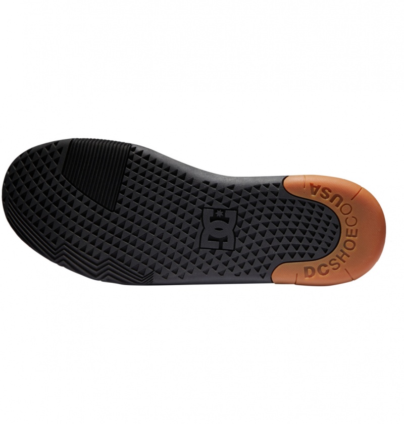 Black / Black / Gum DC Shoes DC Metric - Leather Shoes | NTI-794501