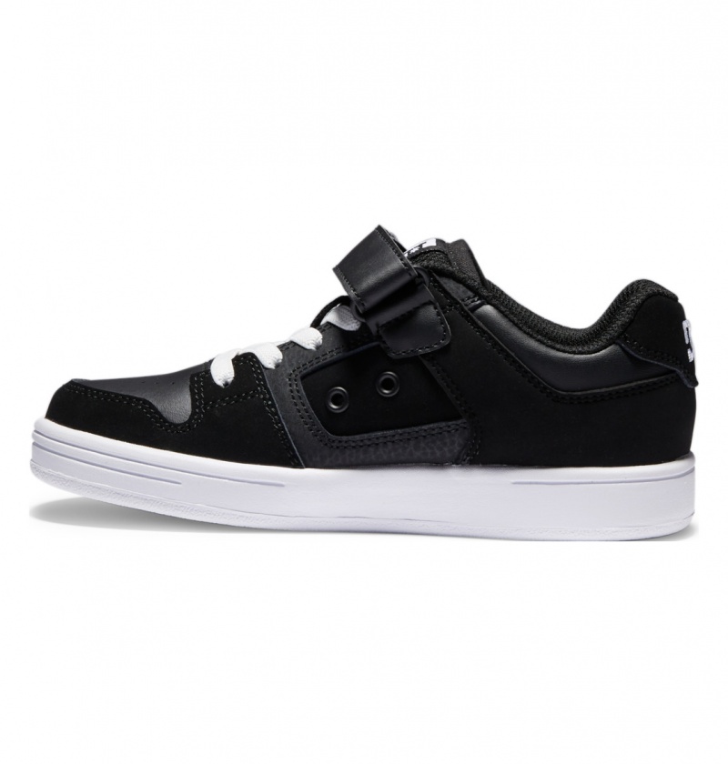 Black / Black / White DC Shoes Manteca 4 V - Shoes | RPZ-698175