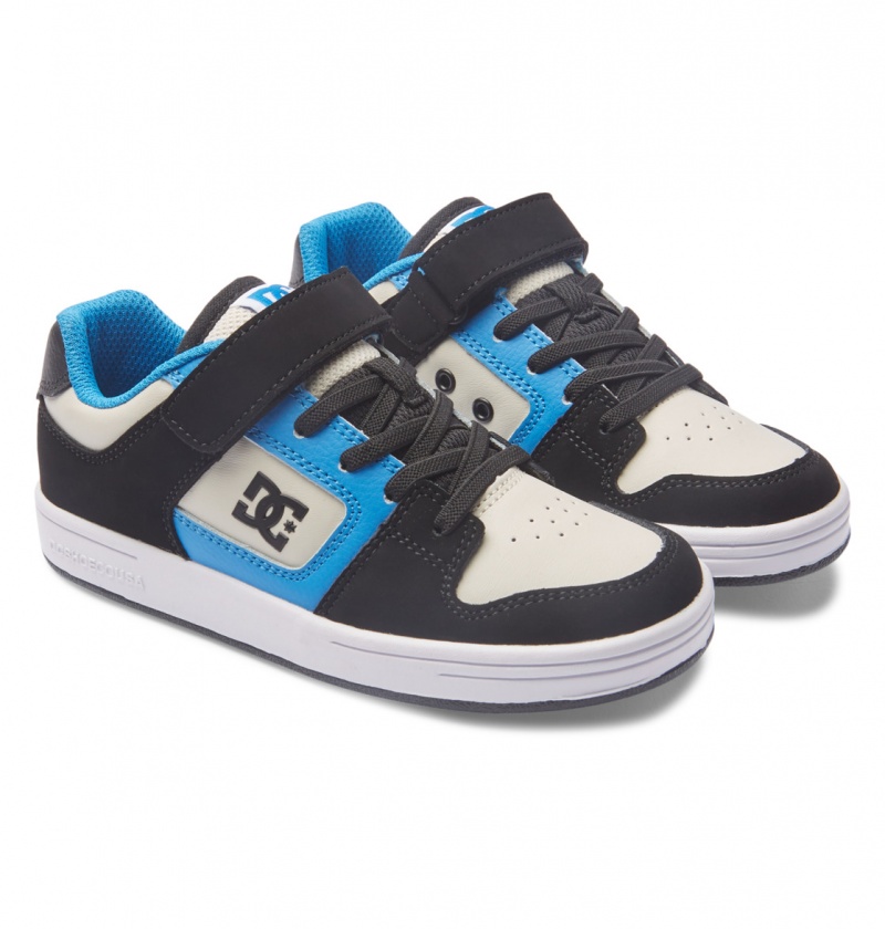 Black / Blue / Grey DC Shoes Manteca 4 V - Shoes | JSP-042196