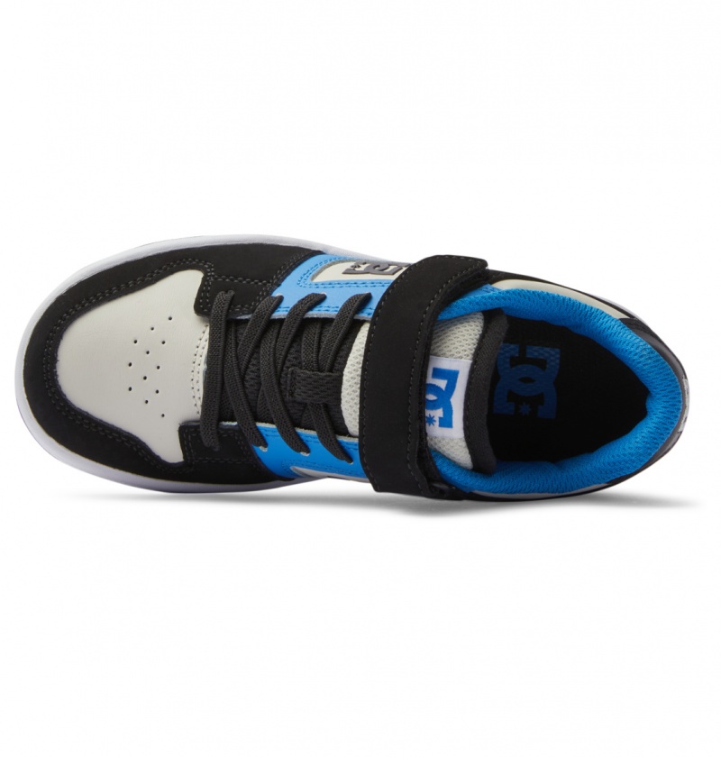 Black / Blue / Grey DC Shoes Manteca 4 V - Shoes | JSP-042196