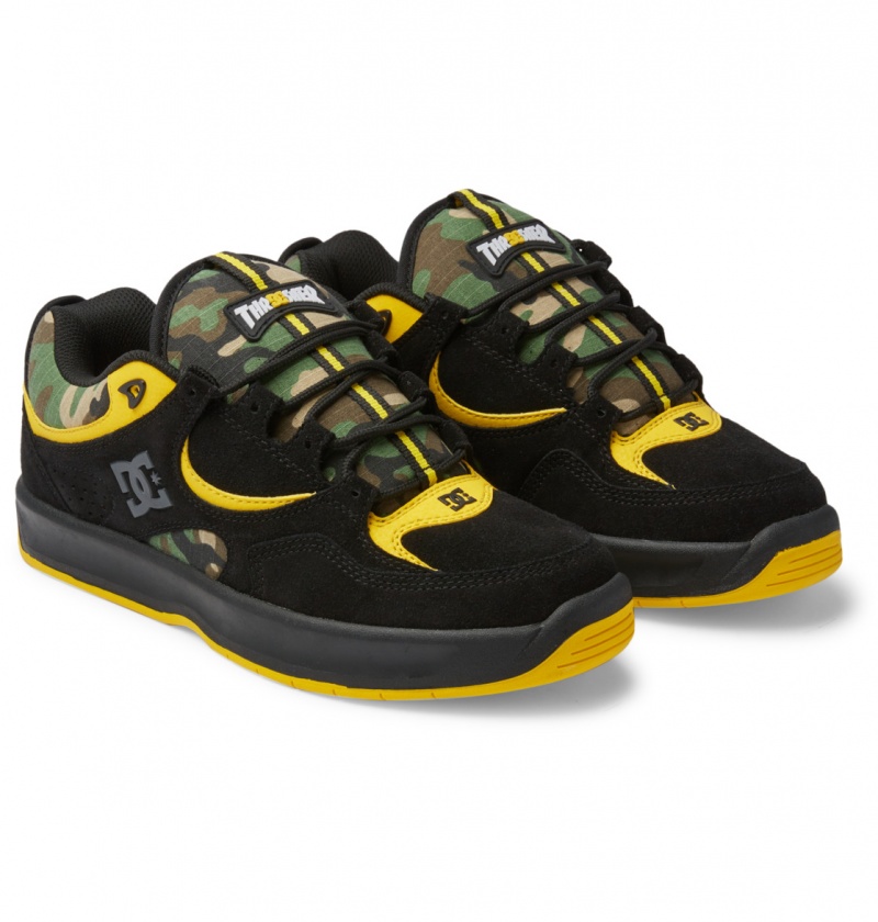 Black / Camo DC Shoes Kalynx Thrasher - Leather Shoes | DEO-496702