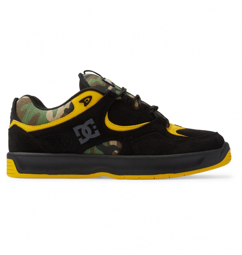 Black / Camo DC Shoes Kalynx Thrasher - Leather Shoes | DEO-496702