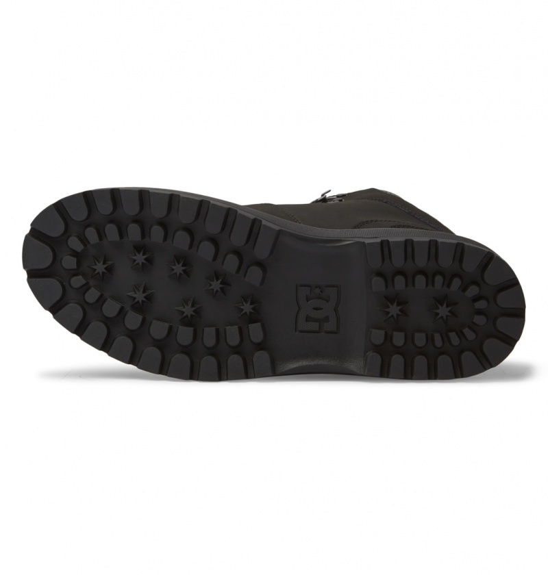 Black / Camo DC Shoes Peary Tr - Leather Boots | WPO-875013