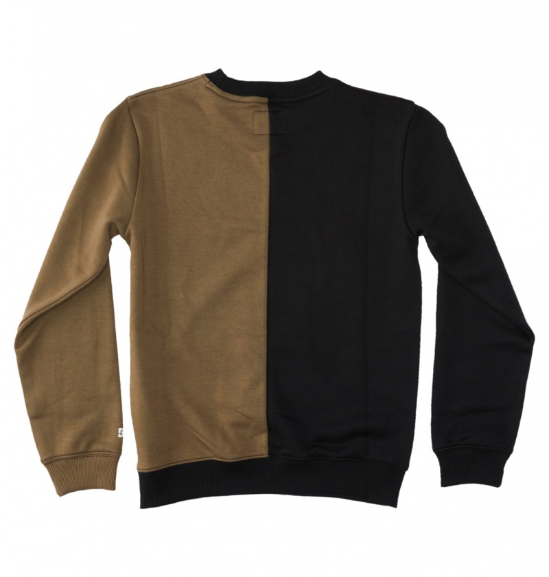 Black / Capers DC Shoes Baseline - Sweatshirt 10-16 | DBQ-081796