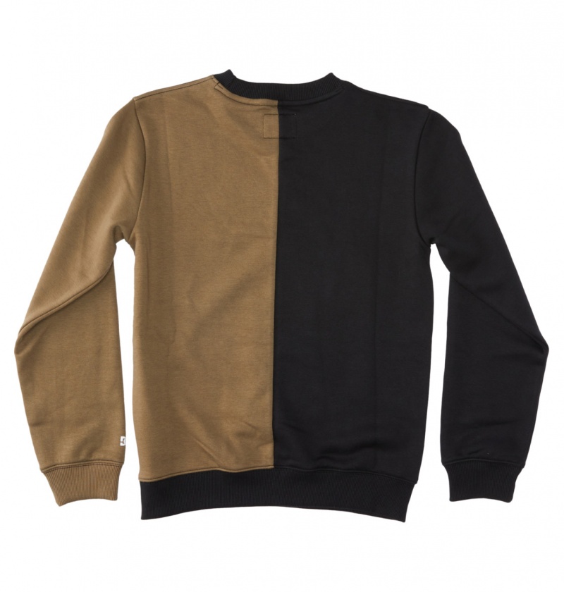 Black / Capers DC Shoes Baseline - Sweatshirt 10-16 | DBQ-081796