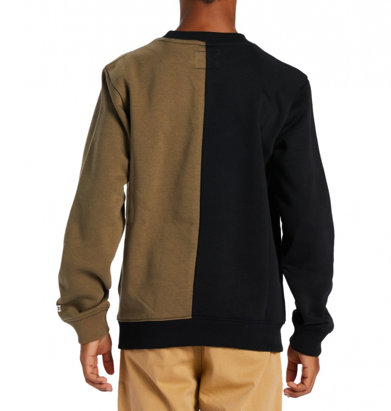 Black / Capers DC Shoes Baseline - Sweatshirt 10-16 | DBQ-081796