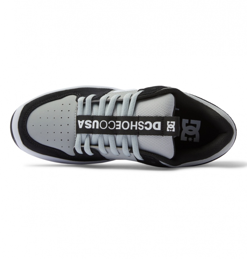 Black / Grey / White DC Shoes Lynx Zero - Leather Shoes | VXN-182354