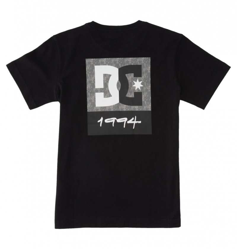 Black / Greystone DC Shoes DC Split Star - T-Shirt | NKQ-764329