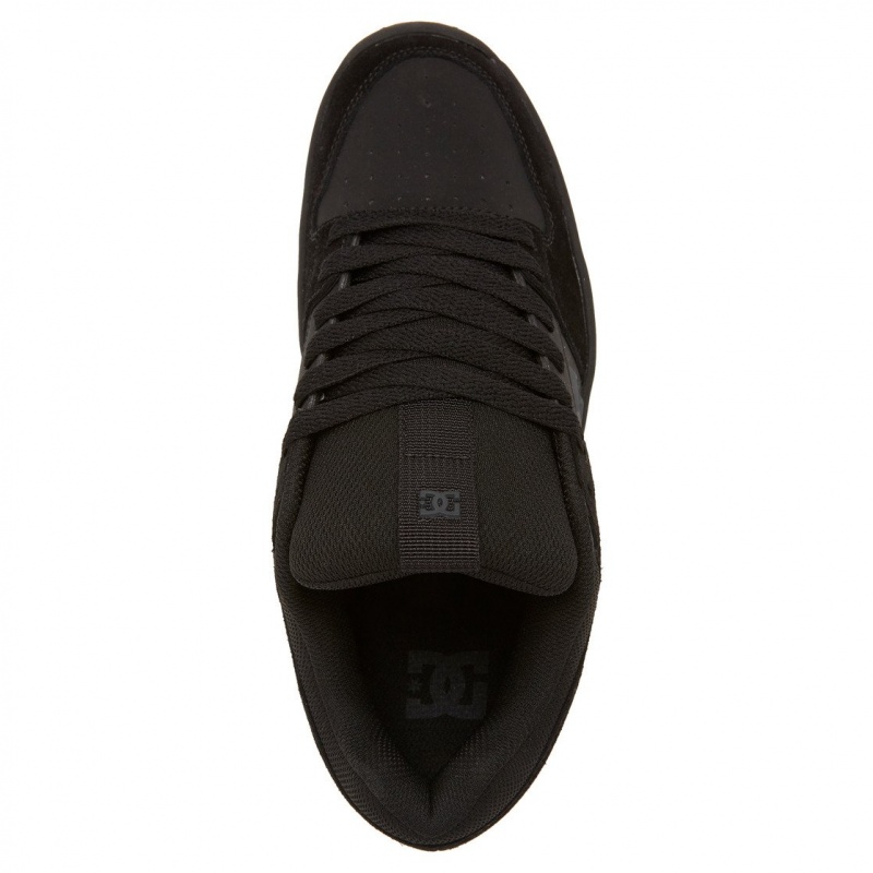 Black / Gum DC Shoes Lynx Zero - Leather Shoes | FJO-374215