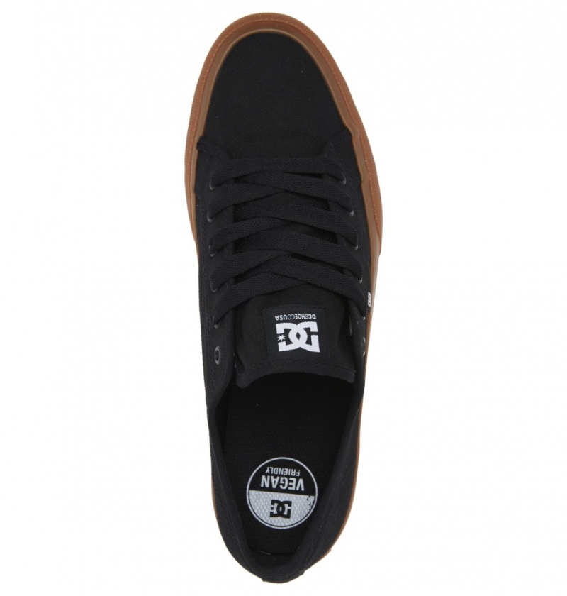 Black / Gum DC Shoes Manual - Shoes | PQC-824907