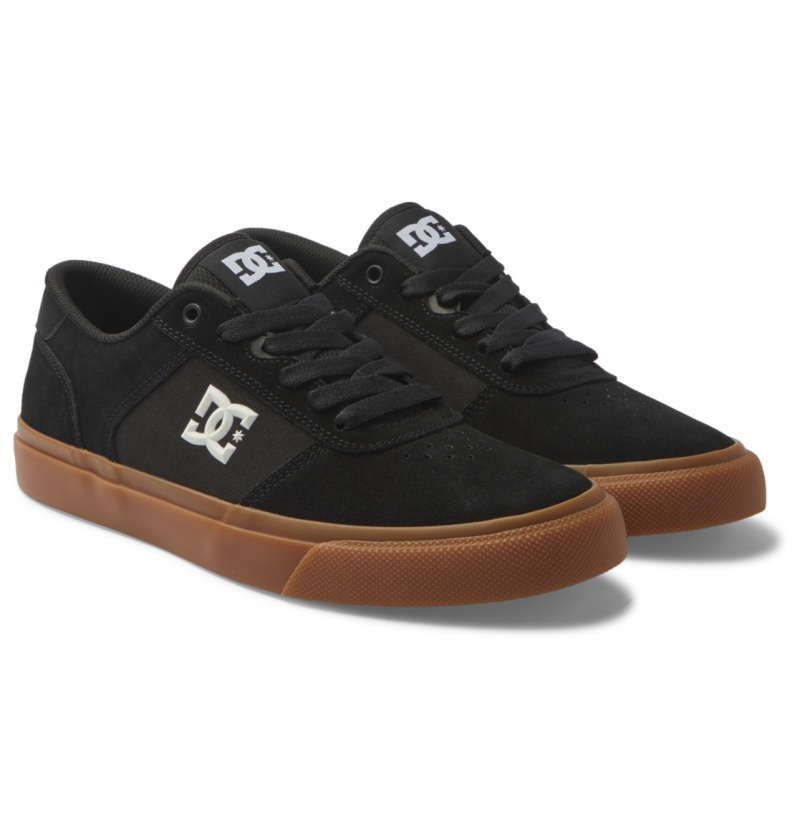 Black / Gum DC Shoes Teknic - Leather Shoes | WJH-359281