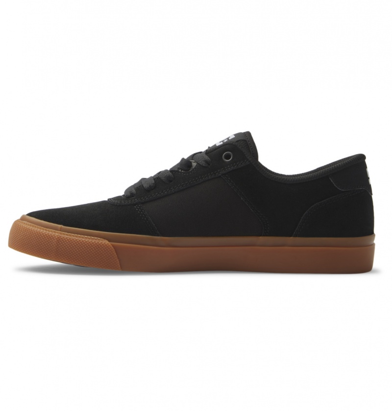 Black / Gum DC Shoes Teknic - Leather Shoes | WJH-359281