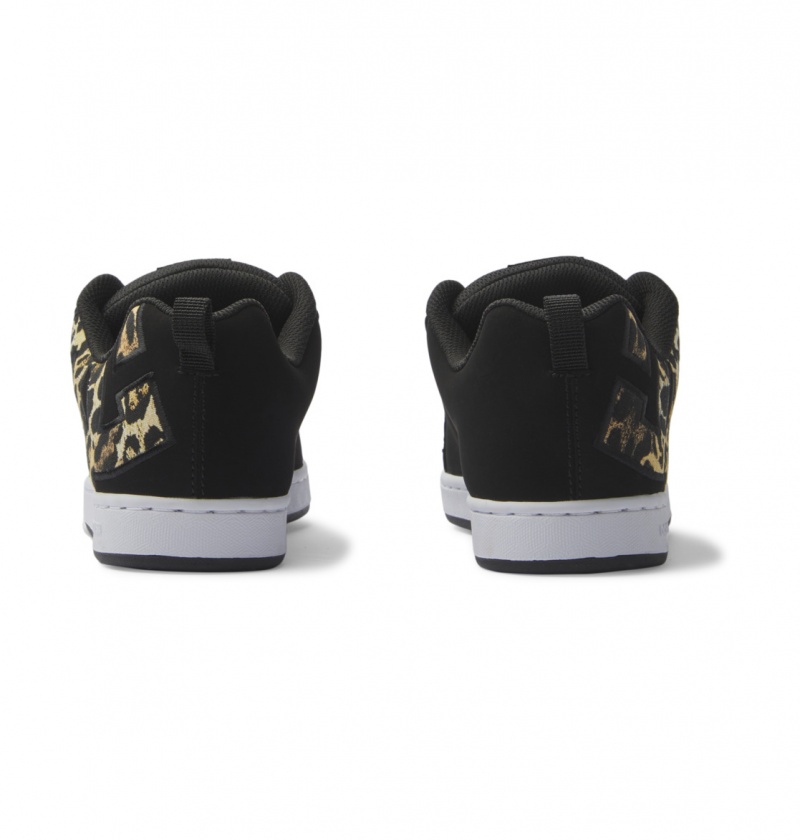 Black / M Gold DC Shoes Court Graffik - Shoes | ATG-107842