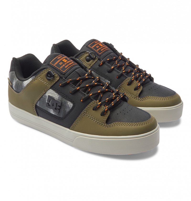 Black / Olive Night DC Shoes Pure WNT - Winterised Shoes | QSD-398516