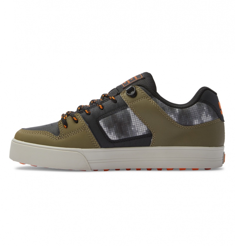 Black / Olive Night DC Shoes Pure WNT - Winterised Shoes | QSD-398516