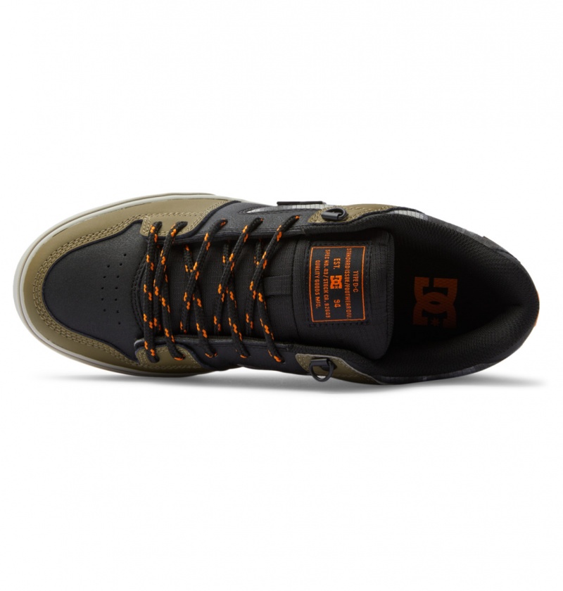 Black / Olive Night DC Shoes Pure WNT - Winterised Shoes | QSD-398516