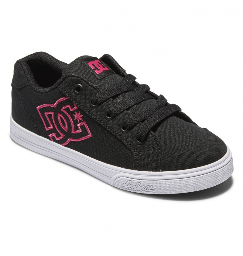 Black / Pink Stencil DC Shoes Chelsea - Shoes | WQH-278506