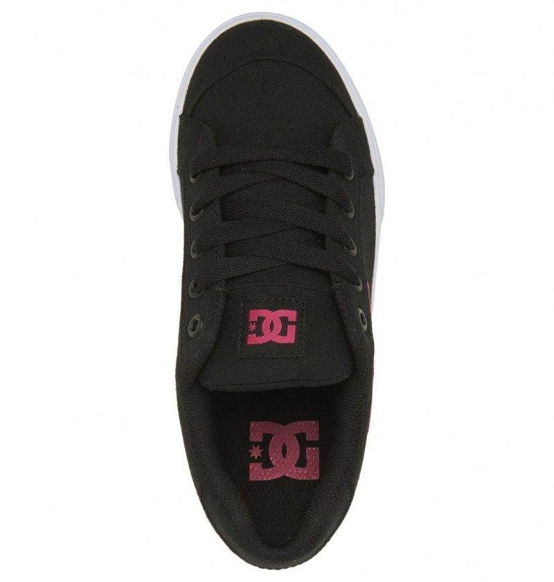 Black / Pink Stencil DC Shoes Chelsea - Shoes | WQH-278506