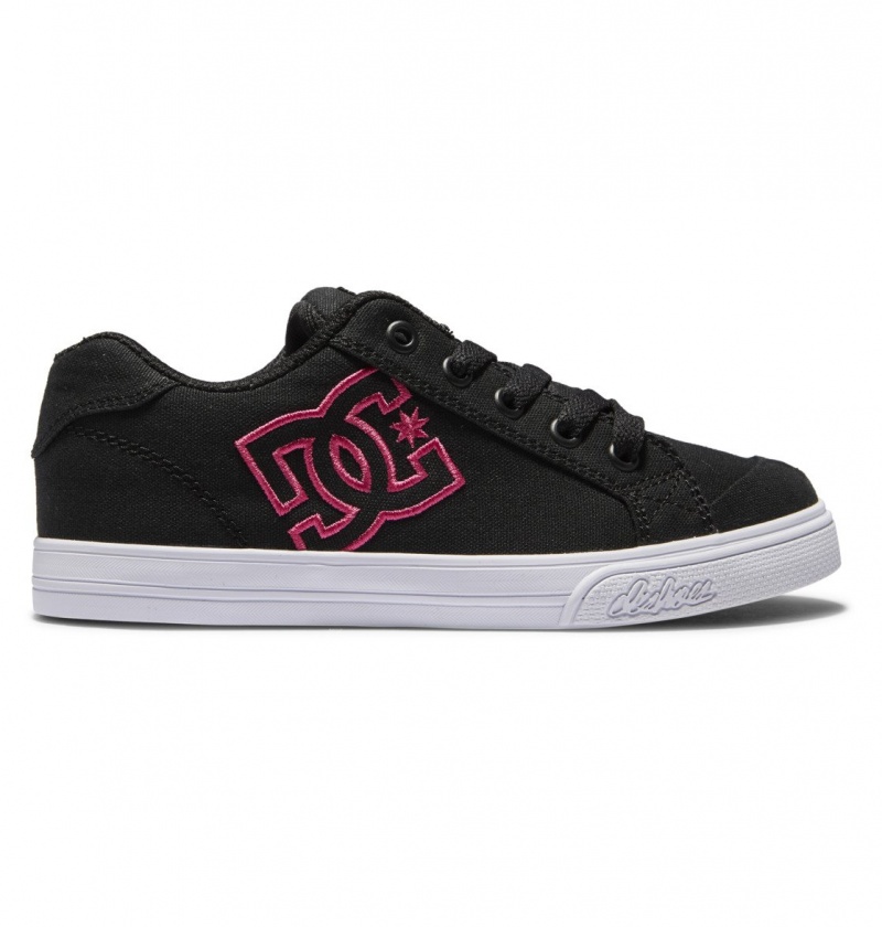 Black / Pink Stencil DC Shoes Chelsea - Shoes | WQH-278506