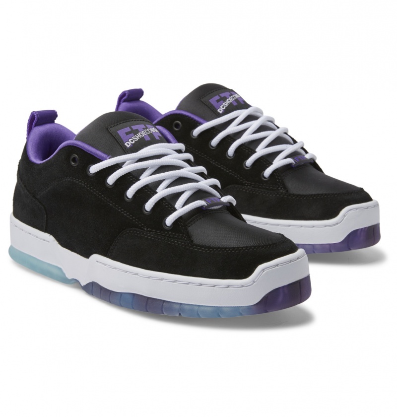 Black / Purple DC Shoes Clocker - Shoes | DCI-913760