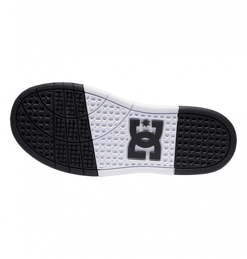 Black / White DC Shoes Crisis 2 - Shoes | WZI-807346